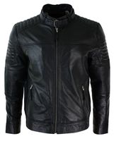 Mens Leather Biker Jacket - 47687 offers