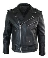 Mens Leather Biker Jacket - 6518 pictures