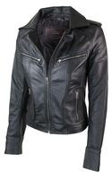 Womens Leather Biker Jacket - 79245 varieties