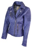 Womens Leather Biker Jacket - 49671 customers